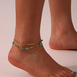 Giulia Mare Turquoise Anklet